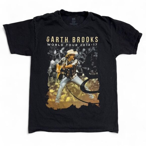 Garth Brooks World Tour 2014–2017 T-Shirt Men’s Medium Country Music Graphic - Picture 1 of 6